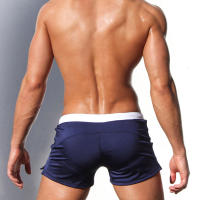 Shorts De Baño Sexy Para Hombres Quick Drying Swimwear Transpirable Deporte Surf Zwembroek Sunga Board Shorts Material Poliéster Y Spandex - details 27