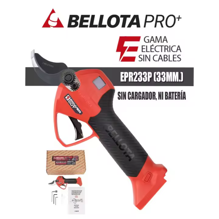 TIJERA ELÉCTRICA BELLOTA EPR233P (33MM) (SIN CARGADOR, NI BATERÍA) - I.V.A INCLUIDO. - 1