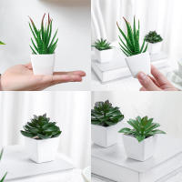 3 Macetas De Plantas Simuladas Pequeñas Para Decoración De Oficinas Salones De Estar Ventanas Jardines Y Courtyards - details 14