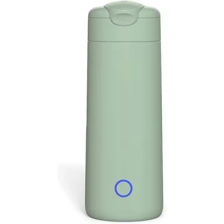 Tetera con Taza Eléctrica, adaptado para Leche, café, Agua y té (Verde) - 1