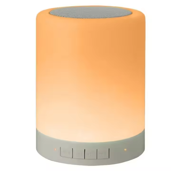 Lámpara De Noche LED RGB Con Bluetooth Y Altavoz Sin Fuerza Portátil Cambio De Color Toque Luz Colorida Para Mesa De Noche - 1