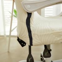 Funda De Silla De Oficina Con Diseño De Hojas Jacquard Anti Suciedad Y Resistente Al Agua Tamaño S M L Para Estudio Y Oficina - details 5