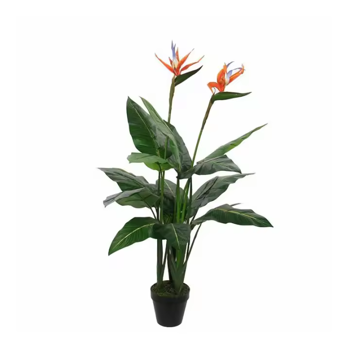 Planta Artificial Strelitzia - Ave del Paraíso ø60cmx1,10m - Decoración Realista - 1