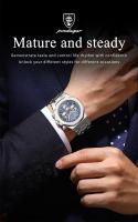Reloj De Pulsera Para Hombre POEDAGAR Lujo Resistente Al Agua Con Manecillas Luminosas Cronógrafo Acero Inoxidable Cuarzo Reloj Hombre - details 11