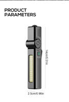 Linterna Multifuncional Recargable USB Con Imán Luz De Trabajo LED COB Potente Impermeable Torcha - details 11