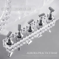 Soporte Magnético Para Uñas Falsas Aurora Base Holder Para Práctica Y Arte De Uñas Set De 5 Piezas Para Salón De Belleza Y DIY - details 2