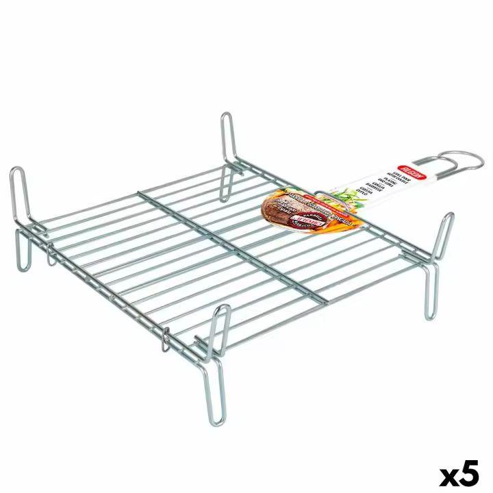 Parrilla Algon   Doble Zincado 35 x 35 cm (5 Unidades) - 1