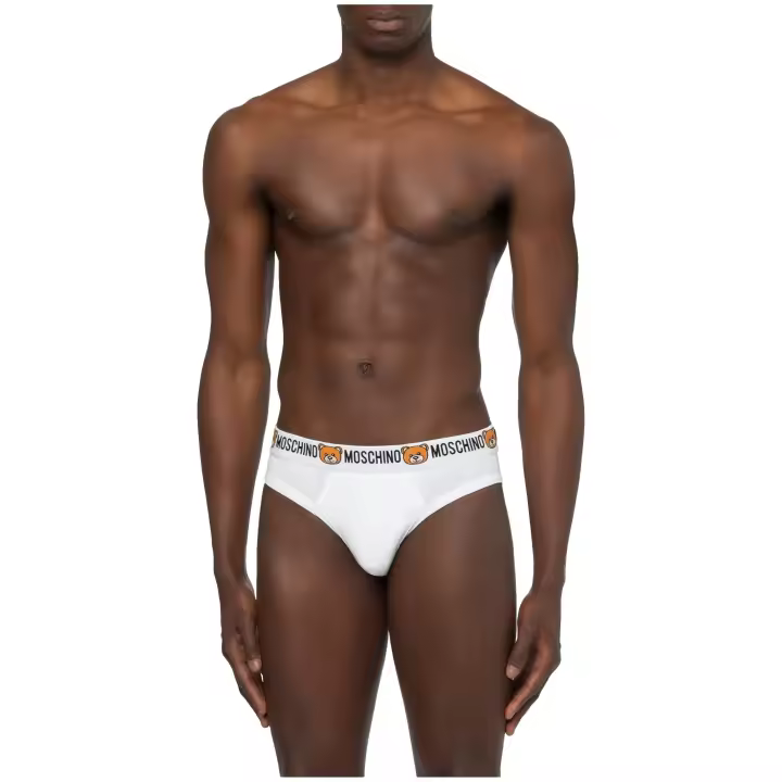 MOSCHINO - Pack 2 Slips Teddy Bear Color Blanco - 1