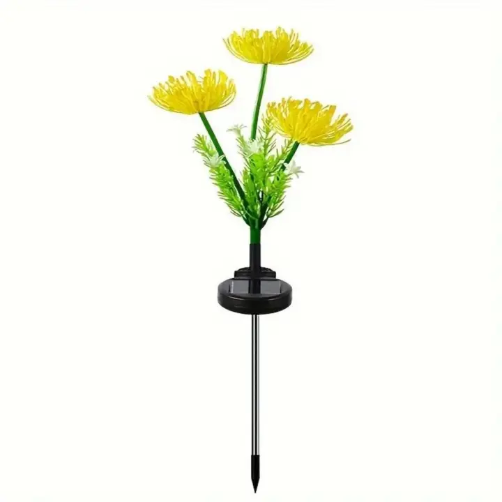 Luces Solares Para Jardín Con Flores Luminosas Y Ramas Luz LED Exterior Para Decoración De Camino Patio Jardín Moderna IP65 ABS - 1