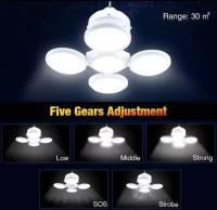 Linterna Solar portatil para acampar, lampara Led recargable para tienda colgante para exteriores, bombillas LED plegables de futbol con gancho, luces de emergencia - details 2