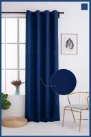 Cortina serie de lino de terciopelo poliéster 150x260cm.Decorar para el hogar, sala de estar y dormitorio, estilo americano, 1 Panel. - details 7