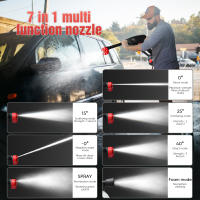 Pistola Hidrolimpiadora Inalámbrica 300W 30BAR - Portátil, Alta Presión, 40 Min Autonomía, IPX5 para Coche/Moto/Bicicleta ¡OFERTA! Envío 24h GRATIS - details 4