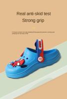 Sandalias De Verano Para Niños Disney Spiderman Con Agujero Pantuflas De Playa Para Niños Con Suela Suave Cómodas Para El Hogar Resistentes Al Agua Tamaño Ajustable - details 5
