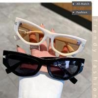 Gafas De Sol Para Mujer Y Hombre Estilo Vintage Con Ojos De Gato Lentes Gradiente Irregular Protección UV400 Unisex - details 14