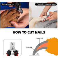 Tijeras De Uñas Para Mascotas De Acero Inoxidable Ahorran Tiempo Y Esfuerzo Para Perros Y Gatos Suministros De Peluquería Para Mascotas - details 3