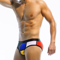 Bragas De Baño Para Hombre UXH Traje De Baño Corto De Playa Estilo Surfe Sexy Triangular De Verano Material Poliéster Y Nylon - details 5