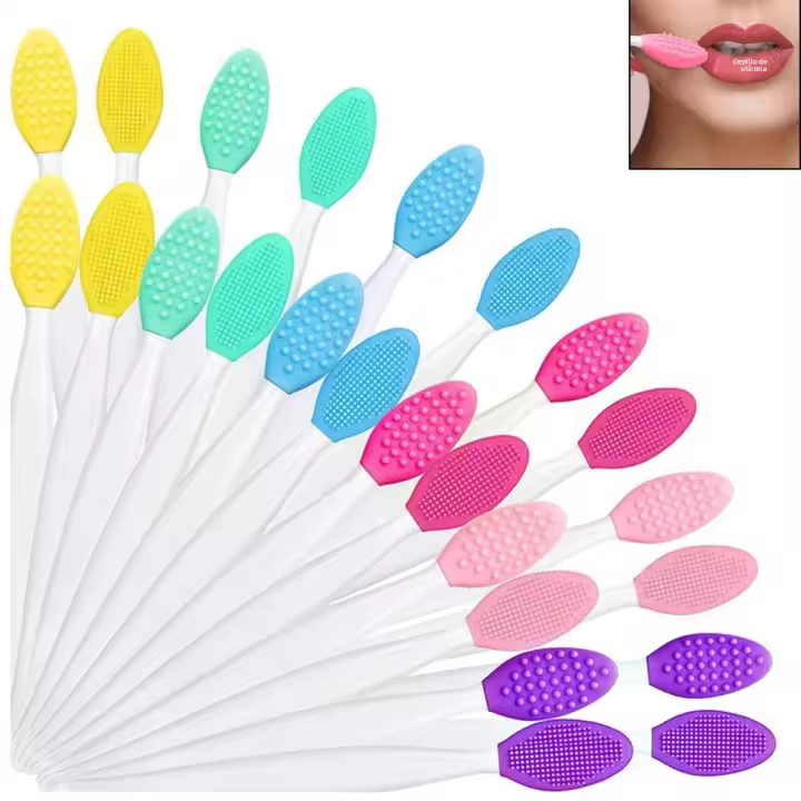 Set De 6 Colores De Cepillos De Nariz De Silicona Multifuncionales Cepillos Para Labios Y Blackhead Limpieza Facial - 1