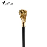 Bastón De Moda Con Cabeza De León Dorado Para Fiesta Bastón Decorativo Para Caballero Elegante Cosplay De 93cm Con Punta De Goma - details 4