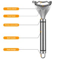 Pelador de Maíz de Acero Inoxidable (Juego de 2) -Herramiento de Cocina para Pelar y Cortar Mazorcas de Maíz - Incluye Pelo y Trilladoras - details 1