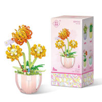 Eterno Bouquet De Rosas En Bloques De Construcción Pequeños Decoración De Escritorio Para Niñas 9 Estilos Bloques De Construcción Compatible Con Lego - details 3