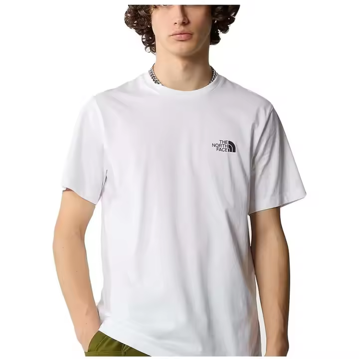Camiseta de Manga Corta The North Face Simple Dome para hombre en color blanco - 1
