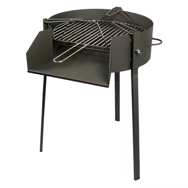 barbacoa redonda con soporte para paella ø50cm imex el zorro - 1