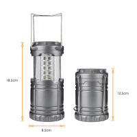 Lámpara De Tenda LED 30LED Impermeable Luz De Camping Potenciada Por 3*Batería AA Luz De Emergencia Portátil Lanterna Trabaja Ilumina Flashlight - details 4