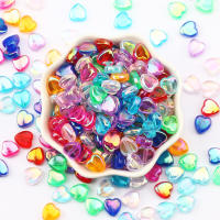 100pcs Bolas De Acrílico Corazón AB Color Transparentes 8mm Para Fabricación De Joyas Collares Pulseras Accesorios DIY - details 3