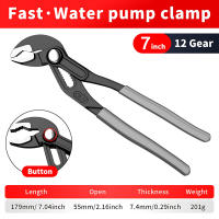 Aguja De Agua Con Solapa Rápida Pinzas De Ajuste Multi Funcional Para Baño Y Cocina Herramienta Fácil De Usar Para Reparación De Plomería - details 9