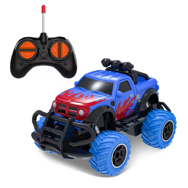 Juguetes para niños pequeños de 4 a 5 años, coches RC con control remoto para niños de 3 a 4 años, regalos de cumpleaños, juguetes preescolares, coches RWD a escala 1/43 (Azul). - 1
