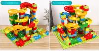 Bloques De Carreras De Mármol DIY 168-336PCS Juego De Construcción De Laberinto Con Bola Y Slide De Cono Para Niños Regalo De Navidad - details 3