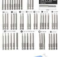 Juego De Extensión Para Destornillador Eléctrico 36/50PCS Barra De Cabeza Larga De Acero Al Carbono Para Taladro Eléctrico Herramienta De Perforación De Madera - details 9