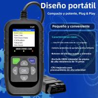 Herramienta De Diagnóstico OBD2 Automotriz Lector De Códigos De Falla Probador De Tensión Del Motor Probador De Carga - details 1