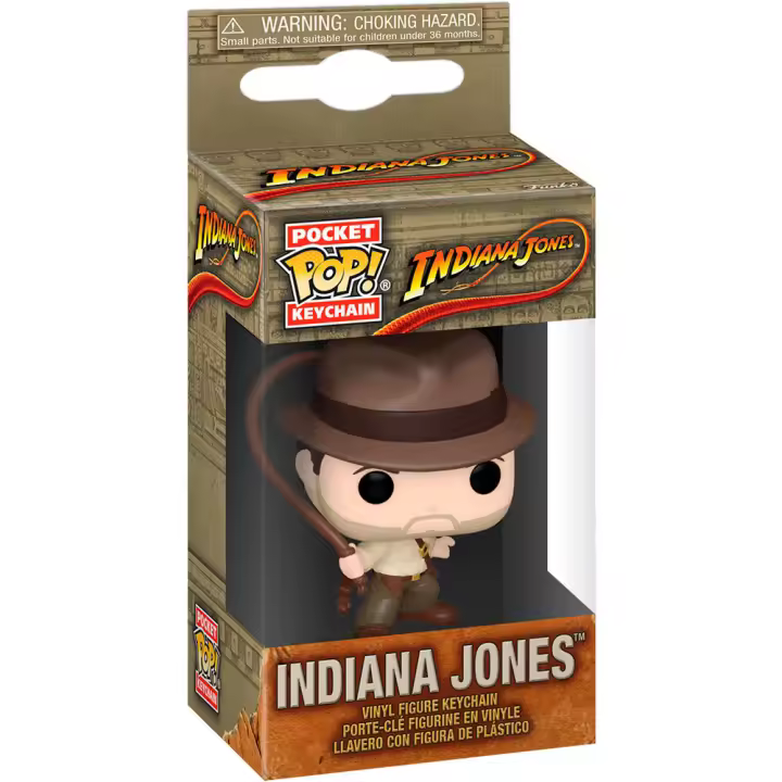 Llavero Pocket POP Indiana Jones - Indiana JonesFigura  Coleccionable - Idea de Regalo- Mercancia Oficial - Juguetes para Niños y Adultos - Movies Fans - Muñeco para Coleccionistas y Exposición - 1