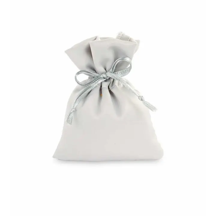 Cupid & Co. 80x100mm 12 piezas de plata de satén Bolsa - 1
