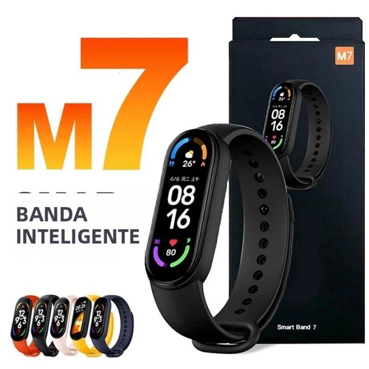 Smartwatch M7 Para Hombres Y Mujeres Con Monitor De Frecuencia Cardíaca Y Presión Arterial Tracker De Fitness Para Xiaomi iPhone Pulsera Inteligente Deportiva Resistente Al Agua