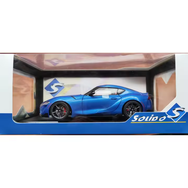 TOYOTA SUPRA GR BLUE 2023 1:18 SOLIDO REF. S1809003 - 1