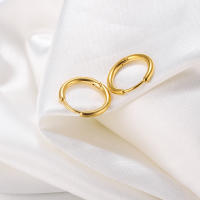 Aros De Oído De Acero Inoxidable 6pcs Para Mujeres Y Hombres Joyería De Moda Punca Hiphop Enchufes De Oído Color Oro Platinado - details 12