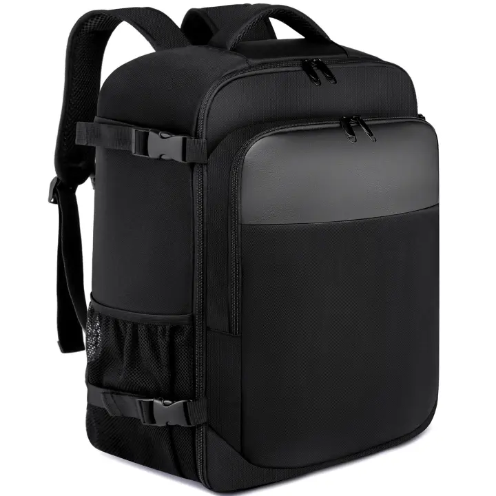 Mochila de viaje multiusos de Tela Oxford para avion de CABIN de 40x20x25, para portátil de 15,6 pulgadas, color Negro - 1