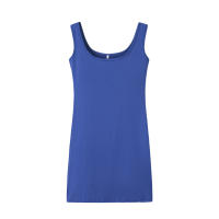 Nuevo Vestido Casual Para Mujer Verano 2024 Color Sólido Con Tirantes A-Line De Rodilla Polyester Sin Estirar Estilo Clásico - details 14