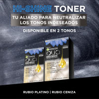 Garnier Olia Hi-Shine Toner Rubio Ceniza o Platino para cabello con mechas o aclarado Sin Amoniaco - details 1