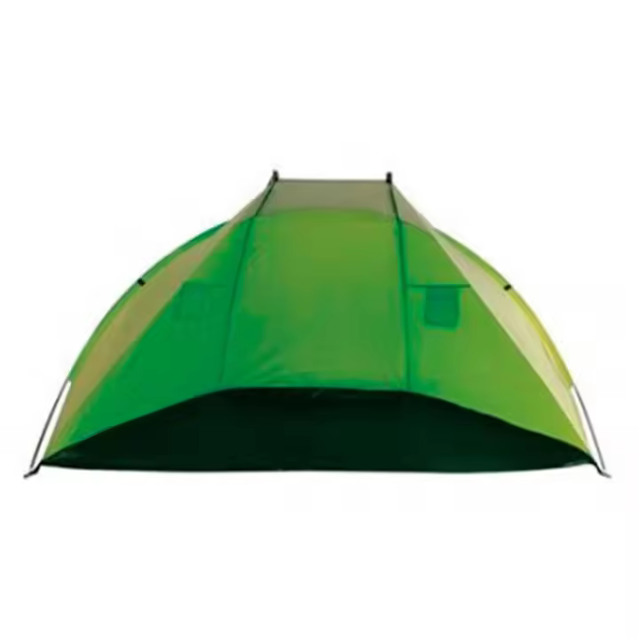 2-3 Personas Cortavientos Tienda playa plegable, 240 x 120 x 120cm, Paravientos playa, Tienda de privacidad al Aire Libre, Incluye Bolsa de Viaje, ligera, portatil, protección solar, fácil montaje, camping para Familia Portátil LigeroEquipoEsencial - 1