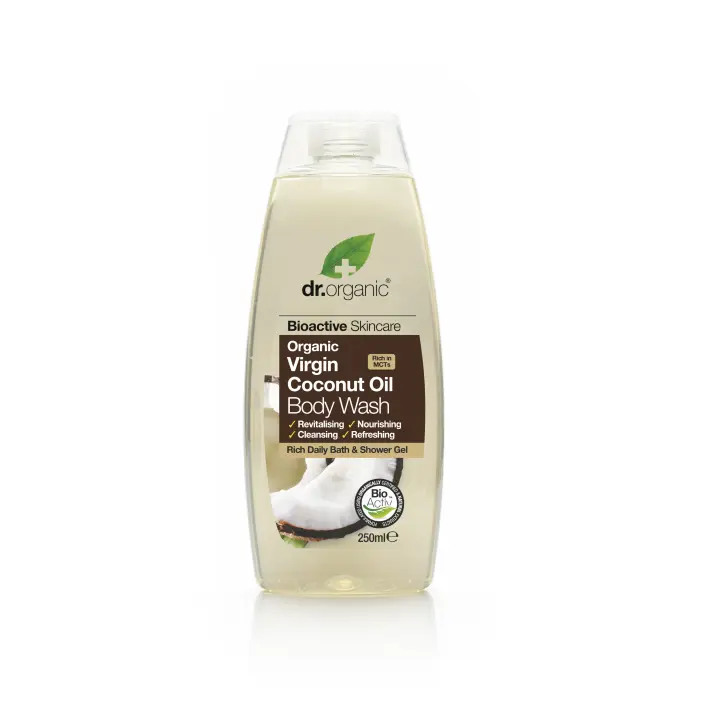 Dr.Organic Gel De Baño Aceite De Coco Virgen Orgánico 250Ml - 1