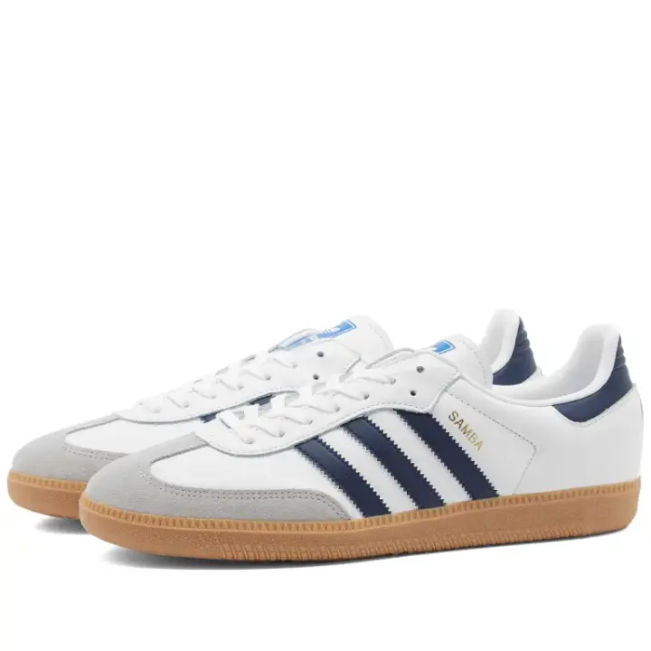 Adidas Samba OG IF3814 Cloud White / Night Indigo / Gum - 1