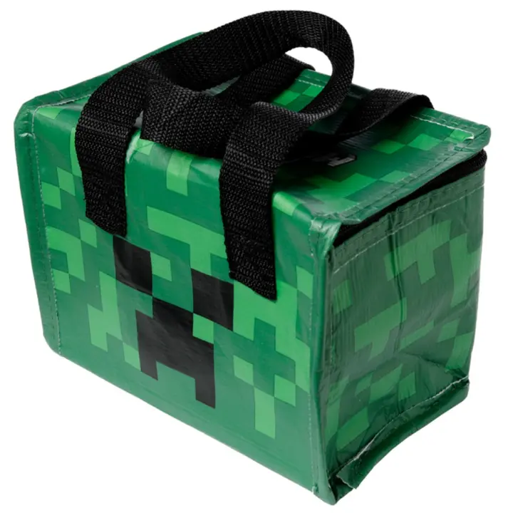 BOLSA COMIDA TÉRMICA CREEPER MINECRAFT 16X21CM - 1