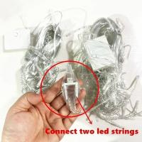 Guirnalda De Luces LED Para Exterior 4x0.6m Decoración Navideña Para Patio Fénix De Hadas Cortina De Luces Para Bodas Y Jardines - details 1