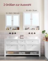 Mueble de lavabo y baño con 2 puertas de persiana, armario de pared con almacenamiento ajustable, 60x30x63 cm - details 2