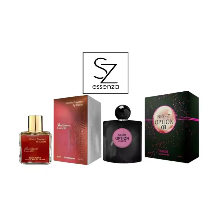 PACK AHORRO SUPERVENTAS PARA MUJER-----OPTION NIGHT EDP 100ML Y MISSION FRAGANCE EDP 100ML -------MARCA CHATLER - 1