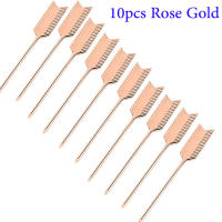 10pcs Palillos De Cocodrilo De Acero Inoxidable Para Cócteles Reutilizables Decoración De Comida Para Frutas Cócteles Fiestas Bodas - details 5