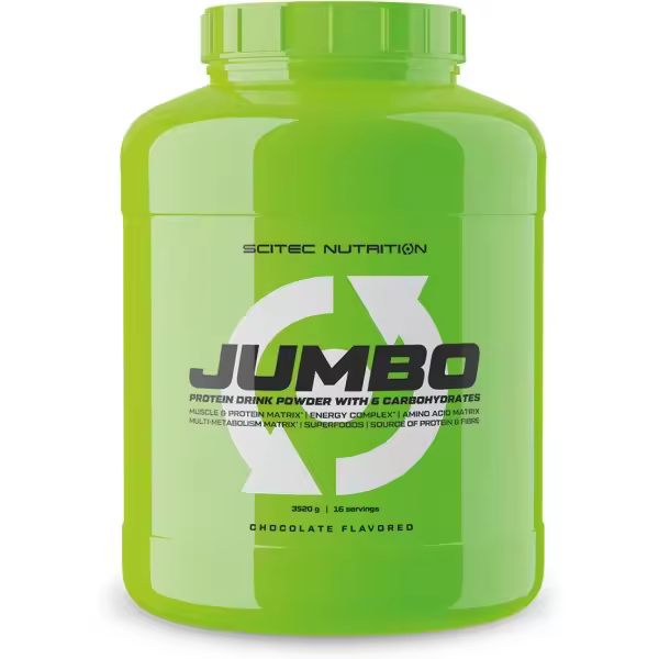 Scitec Nutrition Jumbo 3,52Kg - Subidor de Peso con Creatina y Proteína de Suero de Leche - 1